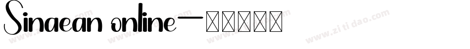 Sinaean online字体转换